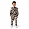 Twinkles Mickey Mouse fleece pajama set for boys in grey with all-over character print