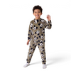 Twinkles Mickey Mouse fleece pajama set for boys in grey with all-over character print