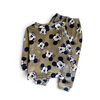 Twinkles Mickey Mouse print fleece pajama set in olive green for children