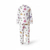 Twinkles My Little Pony fleece pajama set for kids in white with colorful character print and mock neck top
